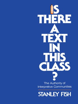 cover image of Is There a Text in This Class?